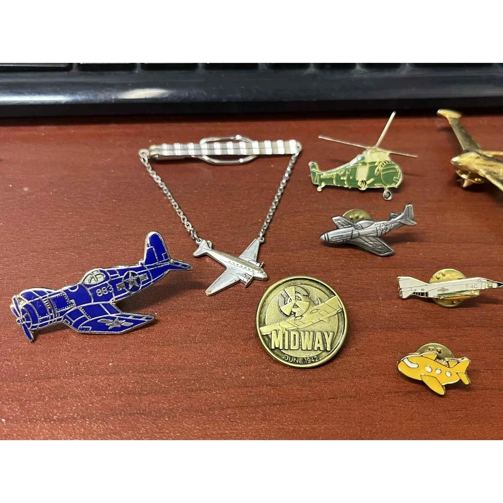 Large Lot of Aviation Airplane Pins